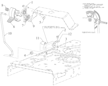 Controls Diagram and Parts List for 13AM77SSA00 2024 Yard Machines Lawn Tractor